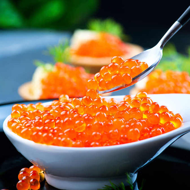 Frozen Tobiko Masago and Flying Fish Roe for Japanese Cuisines1